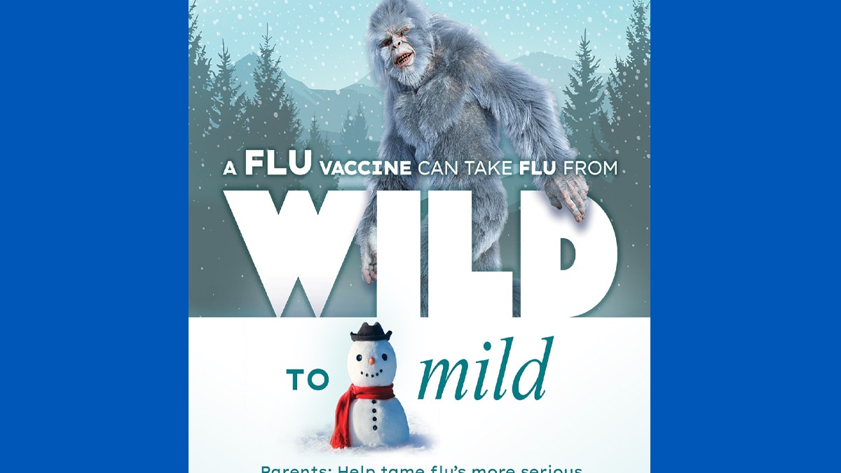 Help tame flu’s more serious symptoms if your child gets sick. National Influenza Vaccination Week is December 2-6!