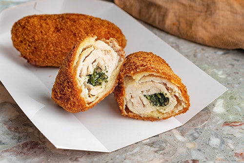 frozen breaded stuffed raw chicken products