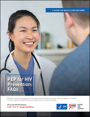 pep for hiv prevention: faqs (brochure thumbnail)