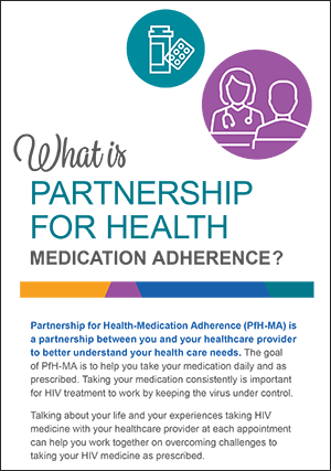 pfh medication adherence - patient brochure