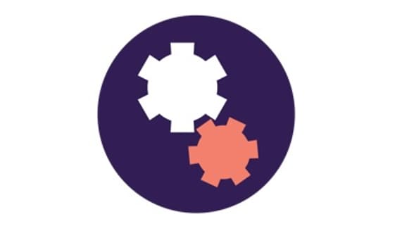 interlocking gears icon