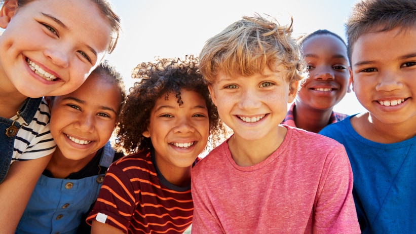 smiling children