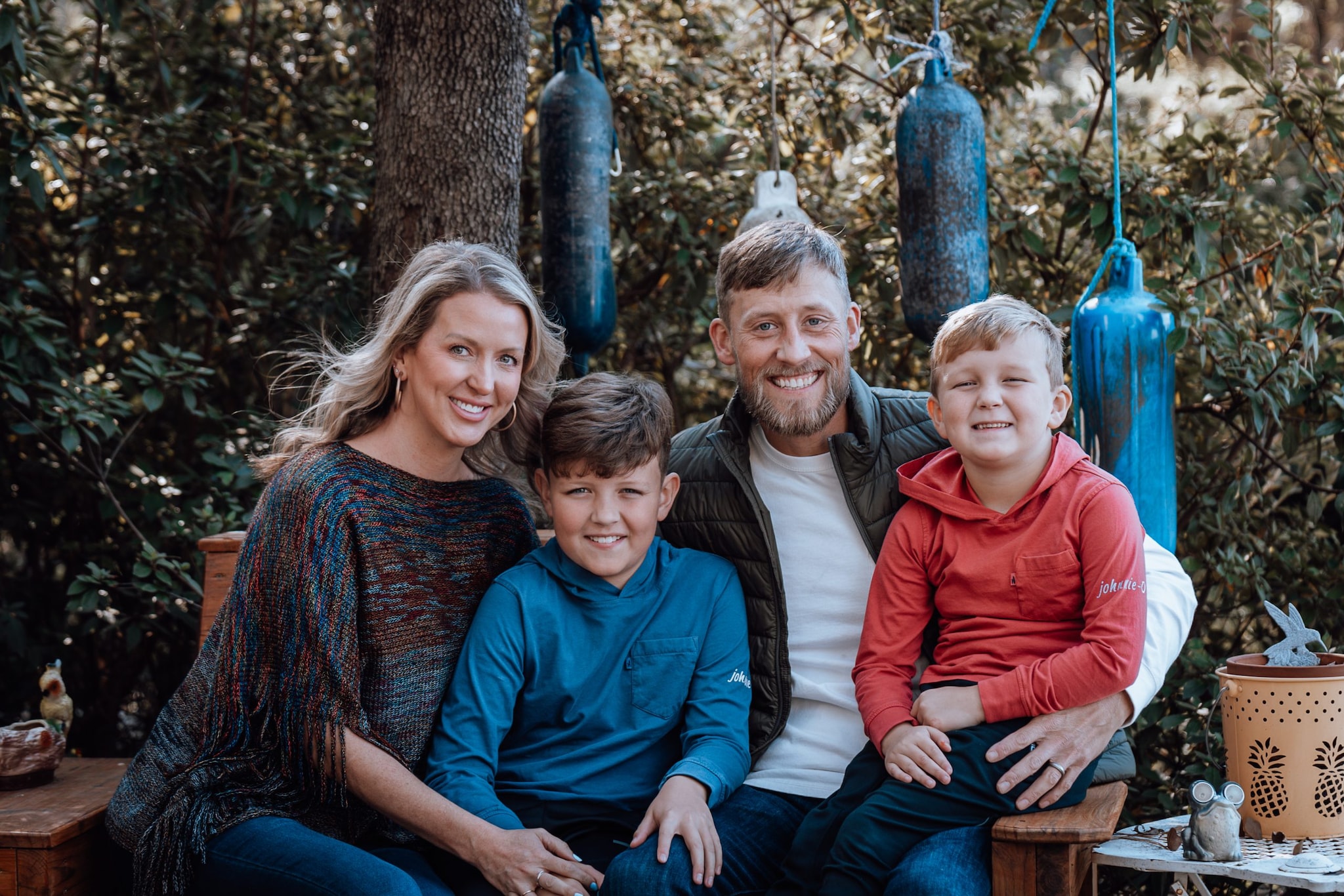 Liz, Grayson, Don and Elliott Carter