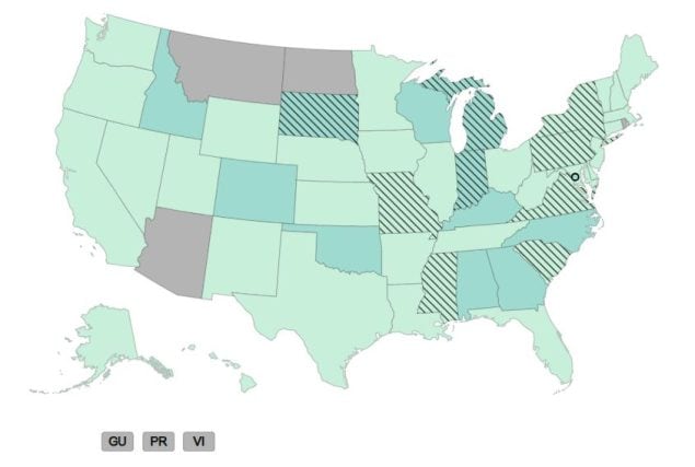 Map of the United States