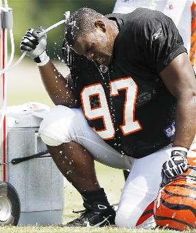 Geno Atkins in his Cincinnati Bengals jersey