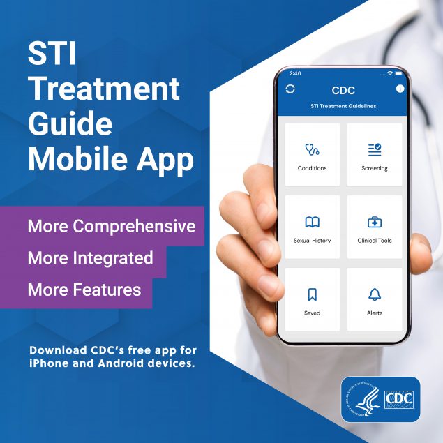 STI Treatment Guide Mobile App banner